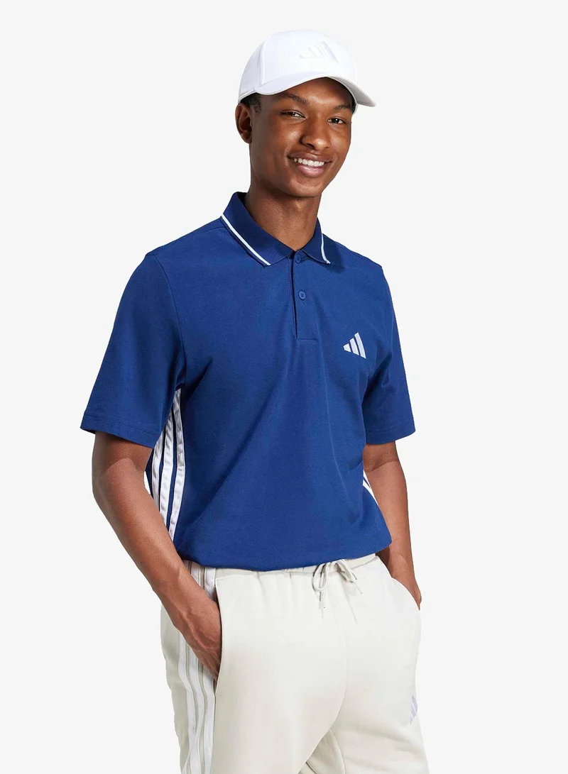 Adidas  3-Stripes Essential Polo for Men | Best Price UAE