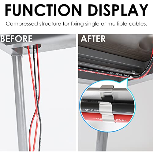 NATIKON Trailer Frame Wire Clips Stainless Steel Cable Wire Organization for Fishing Boat Trailer, 25pcs - Image 4