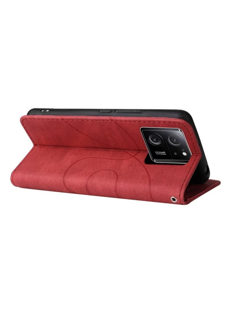 X-level Xiaomi 13T/13T Pro/Redmi K60 Ultra Case Cover Soft Quality Leather Flip Folio Wallet with Card Slots Holder Stand Back Cover Drop-Proof Shock-Proof Protective Cell Phone Back Accessories Protection  - Image 4