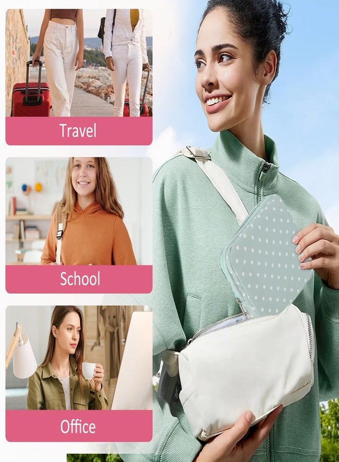 Homeaura Sanitary Pad Pouch for Women - Hygienic, Compact, Reusable Fabric Hygienic Storage | Portable Design | Reusable Cotton | Multi-Use Organizer | Lightweight Carry - Image 5
