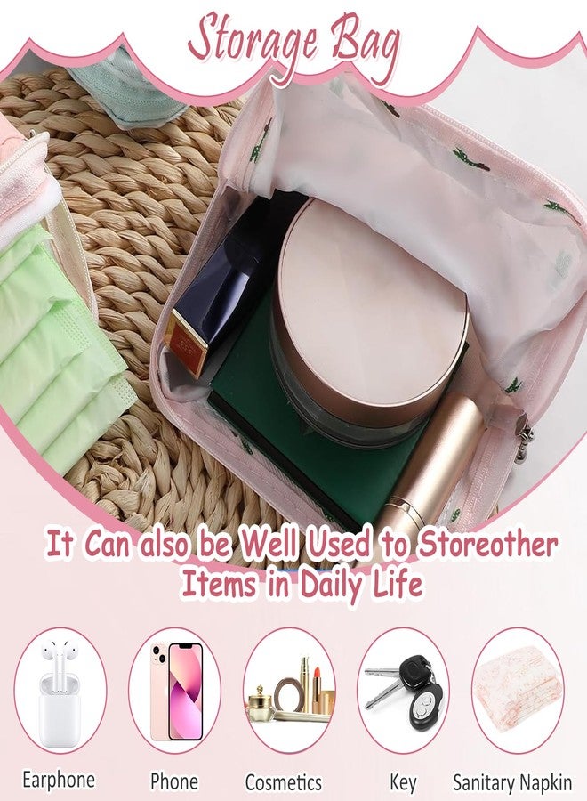 Homeaura Sanitary Pad Pouch for Women - Hygienic, Compact, Reusable Fabric Hygienic Storage | Portable Design | Reusable Cotton | Multi-Use Organizer | Lightweight Carry - Image 4