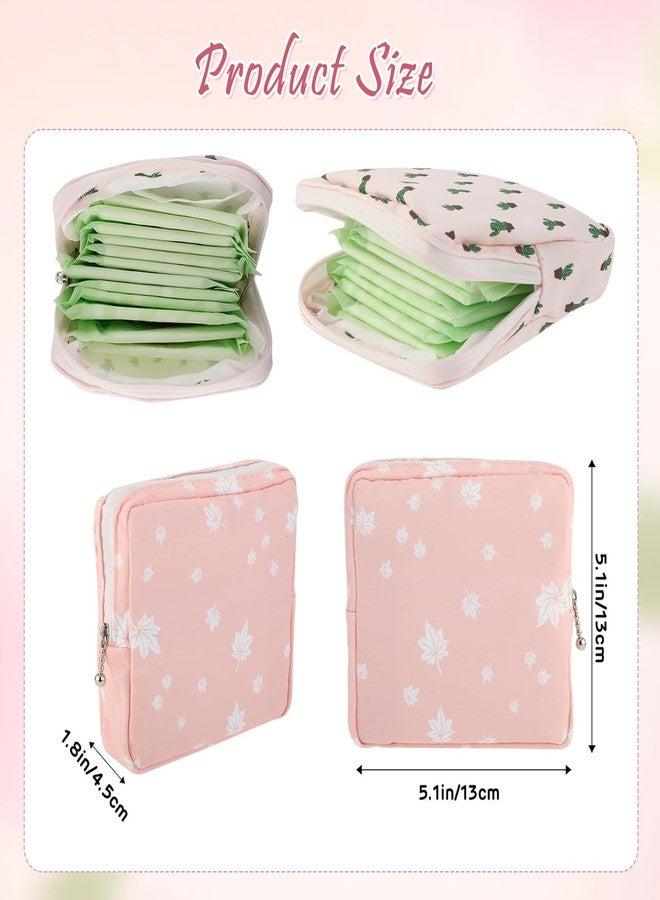 Homeaura Sanitary Pad Pouch for Women - Hygienic, Compact, Reusable Fabric Hygienic Storage | Portable Design | Reusable Cotton | Multi-Use Organizer | Lightweight Carry - Image 2