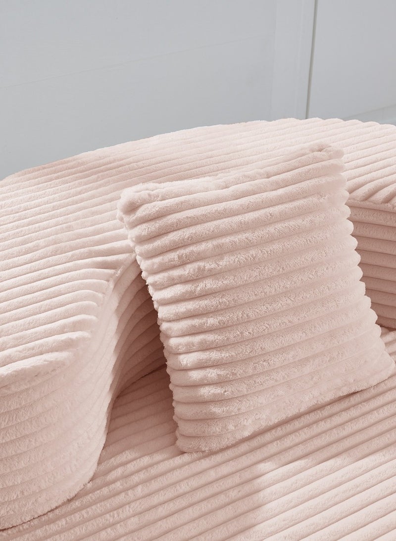 Crest J Elegant recliner chair with a unique circular design, PINK color - Image 2