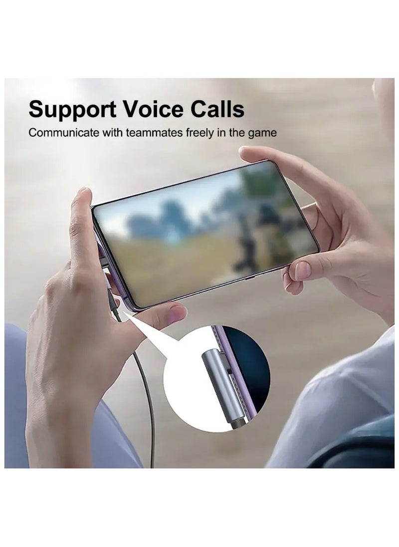 USB Type C to 3.5mm Headphone Jack Adapter, Elbow Design Converter with DAC Chip for Audio and Voice Calls, Compatible with Type C Devices - Auxiliary Connector, No Battery Required