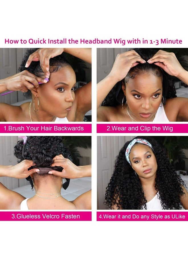 ايسي شعر مستعار مجعد عقال شعر بشري للنساء السود 10 بوصة برازيلي بدون دانتيل أمامي شعر مستعار أسود طبيعي عقال شعر مستعار موجة عميقة شعر مستعار بشري (كثافة 150٪) - Image 4