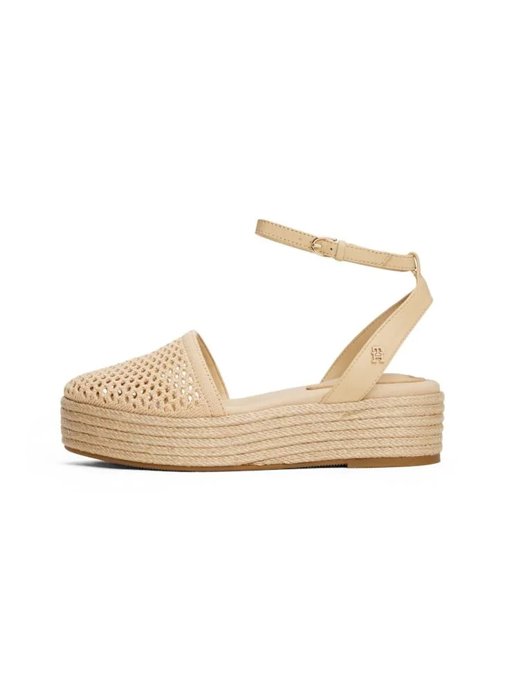 TOMMY HILFIGER Knit Mesh Platform Espadrille Sandals
