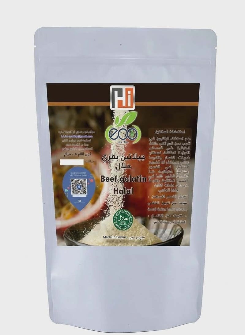 Eco Healthy Halal Beef Gelatin Powder - 100g - Image 1