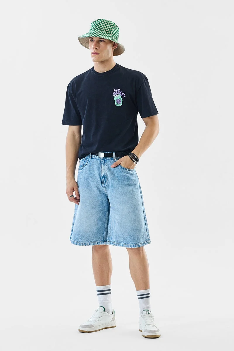 سنيتش Stay Vibrant Oversized T-Shirt