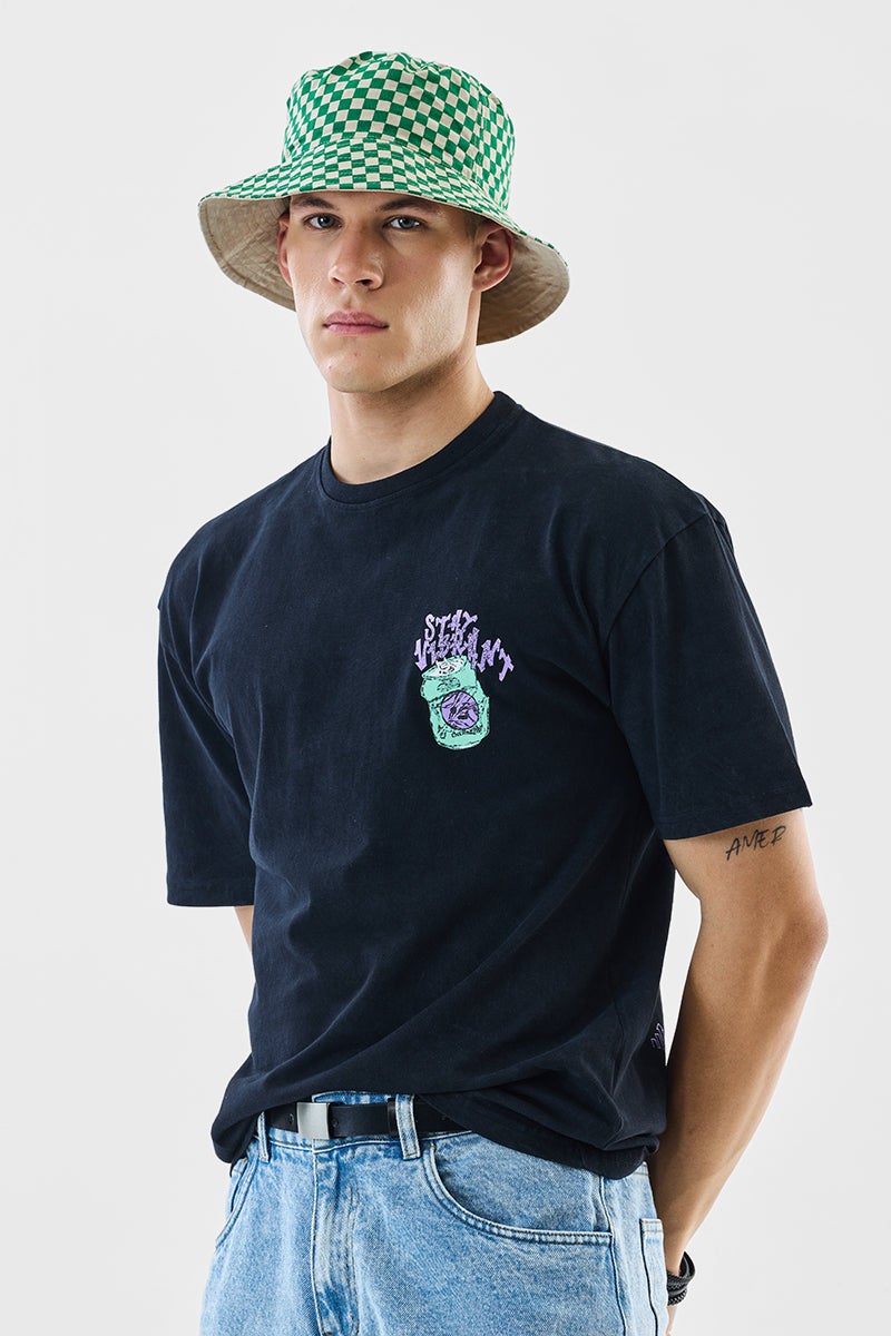 SNITCH Stay Vibrant Oversized T-Shirt - Image 3