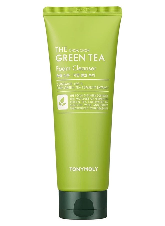 TONYMOLY The Chok Chok Green Tea Foam Cleanser, 1 Count - Image 1