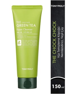 TONYMOLY The Chok Chok Green Tea Foam Cleanser, 1 Count  - Image 2