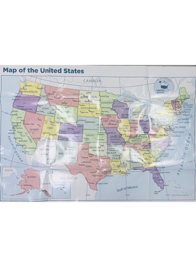 Kappa Superior Mapping Company United States Poster Size Wall Map 40 x 28 With Cities (1 Map) - Image 2