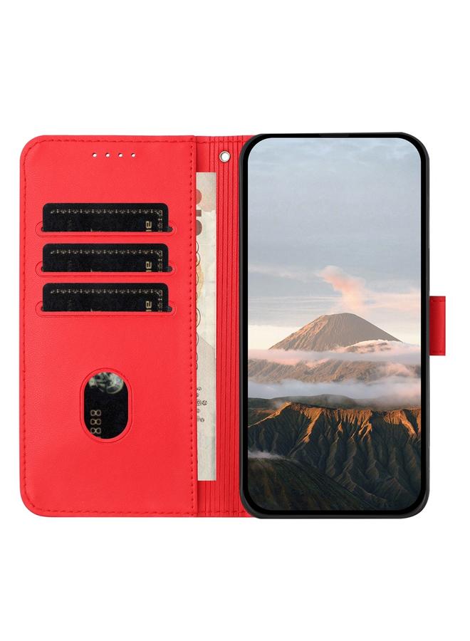 زبون جراب هاتف جلدي بتصميم مثلث مع مشبك لهاتف Infinix Note 30 Pro - Image 3