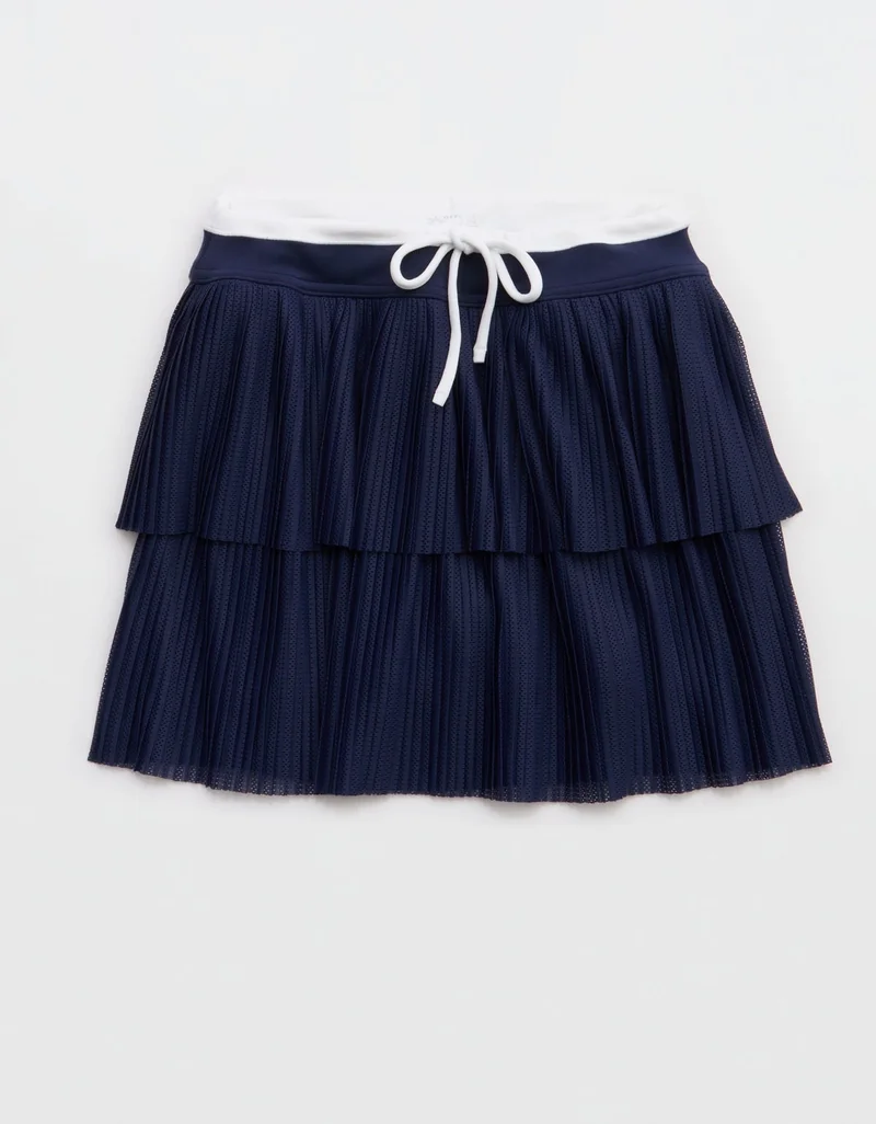 Aerie  OFFLINE By Aerie Real Me Pleated Mesh Skort for Women | Best Price UAE