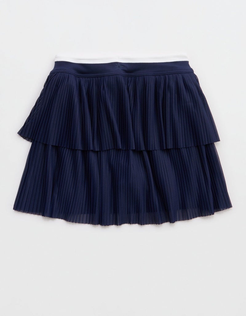 Aerie OFFLINE By Aerie Real Me Pleated Mesh Skort - Image 5
