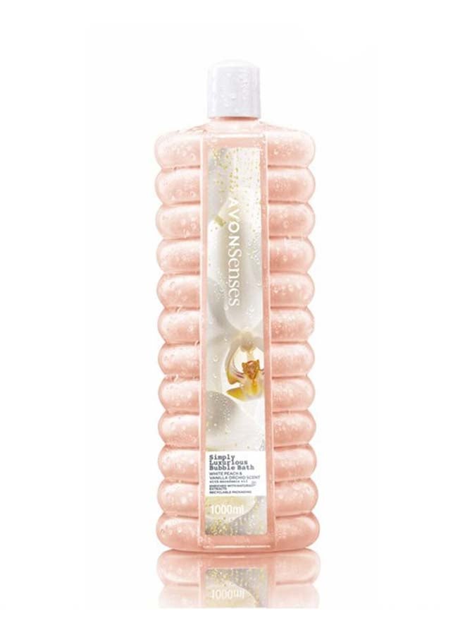 AVON Simply Luxurious Peach Bubble Bath - 1000ml 1000ml - Image 2