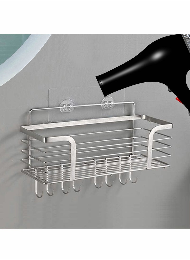 Y&D Corner Shower Caddy Adhesive Sticker Replacement Hook, with Strong Sticky, No Drilling Bath Toilet Kitchen Organizer Accessories (Transparent 3 hooks) 4 PCS  - Image 3