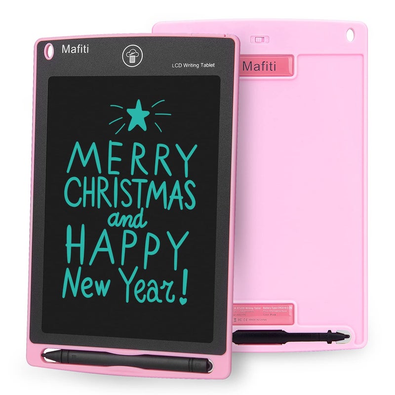 Mafiti Lcd Writing Tablet 8.5 Inch Electronic Writing Drawing Pads Portable Doodle Board Gifts For Kids Toys For Girls Pink - Image 1