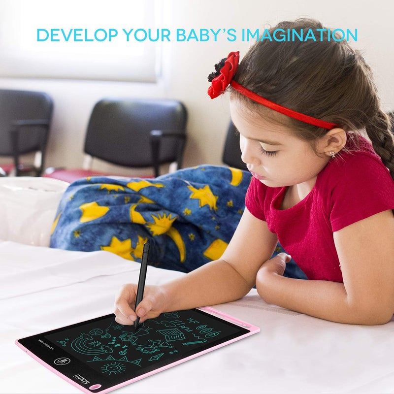 Mafiti Lcd Writing Tablet 8.5 Inch Electronic Writing Drawing Pads Portable Doodle Board Gifts For Kids Toys For Girls Pink - Image 4
