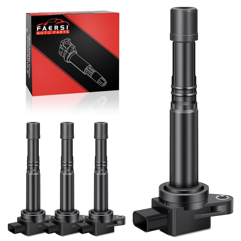 Set of 4 Ignition Coils Pack Replacement for L4 20L 24L 20032007 Honda Accord 20022011 Civic 20022009 CRV 20032011 Element  20022006 Acura RSX Coil Pack Fit for UF311 UF583 C1382