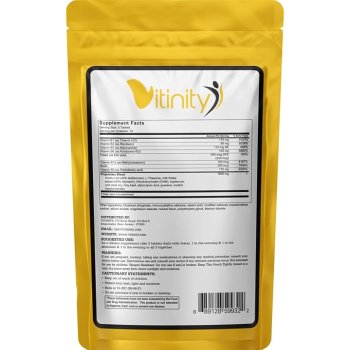 VITINITY Anti Alcohol Drink Support Supplement - Craving Support,Liver Health,Reduce Alcohol Intake Formula - Kudzu,Milk Thistle Holy Basil,NAC Natural Detoxify,Gradual Reduction,Nutrient Replenisher - 15 Days - Image 2