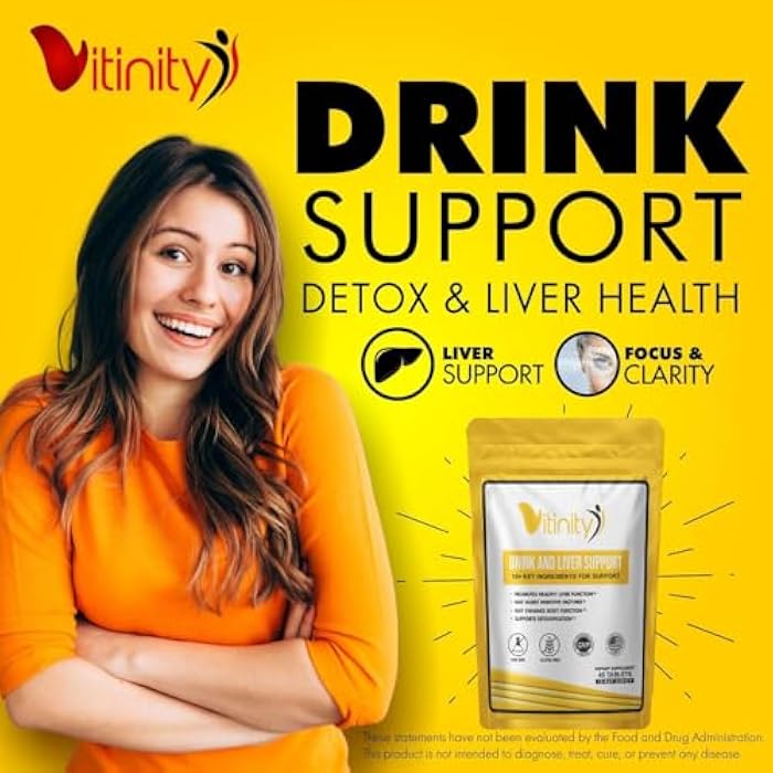 VITINITY Anti Alcohol Drink Support Supplement - Craving Support,Liver Health,Reduce Alcohol Intake Formula - Kudzu,Milk Thistle Holy Basil,NAC Natural Detoxify,Gradual Reduction,Nutrient Replenisher - 15 Days - Image 4
