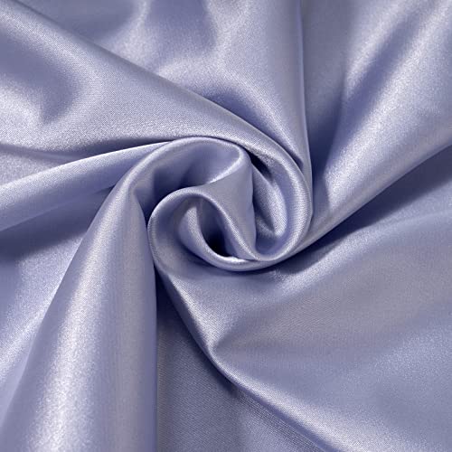 KISMETICS - Vegan Silk Sleep Set, Vegan Silk Pillowcase with Large Scrunchie and Eye Mask for Hair and Skin, Self Care Essential Satin Night Routine Kit (Purple Color) - Image 3
