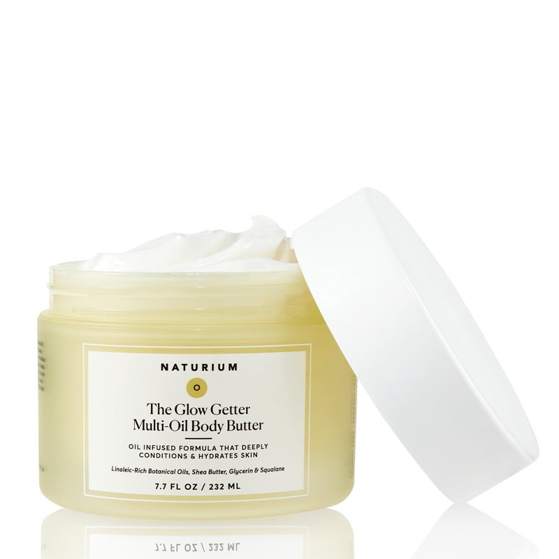 Naturium The Glow Getter Whipped MultiOil Body Butter Firming Cream Body Moisturizer with Shea Butter 77 fl oz
