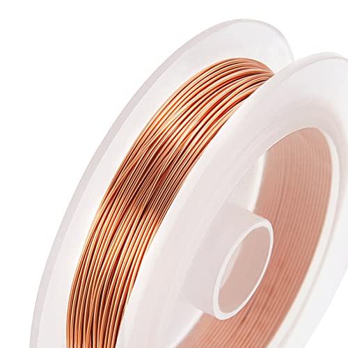 BENECREAT 98 Feet 24 Gauge Tarnish Resistant Copper Wire Craft Wire for Jewelry Making, Beading, Wrapping & Crafting - Image 2