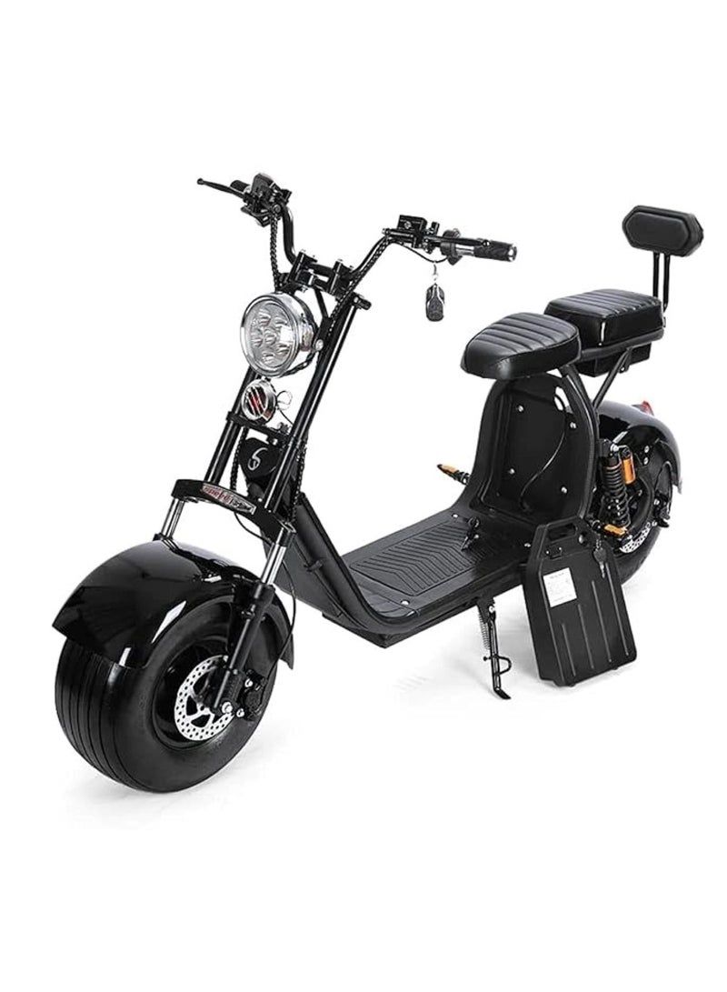 City Coco Electric Scooter with Motor 3000W and Bluetooth Speaker Unleash Thrilling Speeds upto 50 Km/h on Urban Roads Graffiti Battery 60W 12Ah