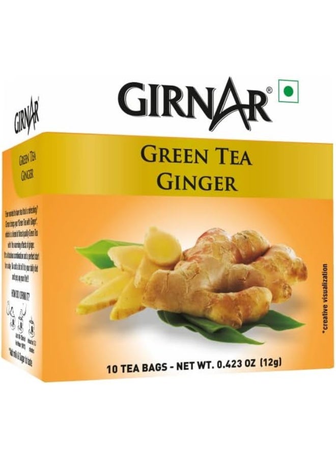 Girnar شاي جيرنار الأخضر مع الزنجبيل - Image 1