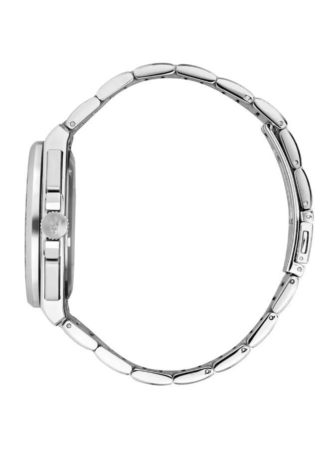 Maserati R8873652001 Velocita Watch – Blue Dial, Silver Stainless Steel Strap, 100M Water Resistant (43mm) - Image 3