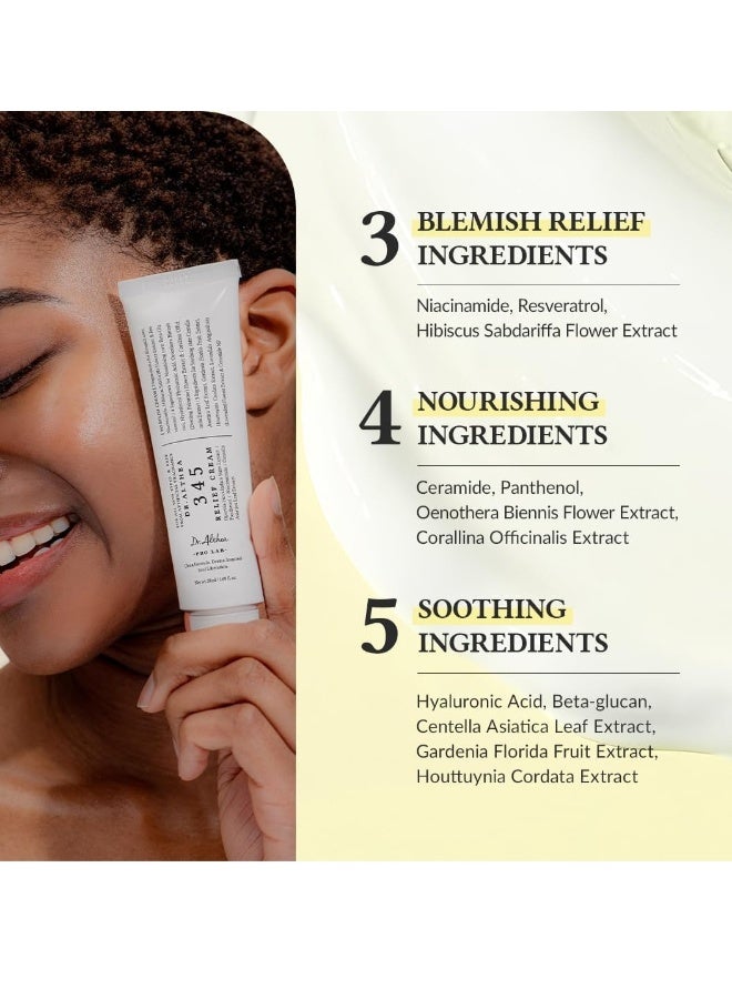 Dr.Althea 345 Relief Cream 50ml, Centella Asiatica & Niacinamide Soothing Cream, Hydrating Repair Daily Facial Skincare Cream - Image 2