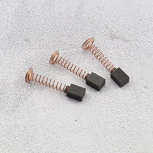 ECSiNG 4 Pairs Carbon Brushes Replacement Compatible with D-remel 4000 Carbon Brushes Repairing Part for Rotary Tool 6.3x4.8x8.4mm - Image 5