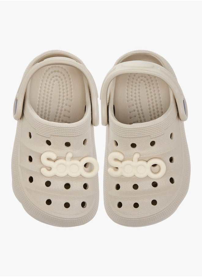 Aqua Boys Accent Detail Clogs with Backstrap  - Image 1