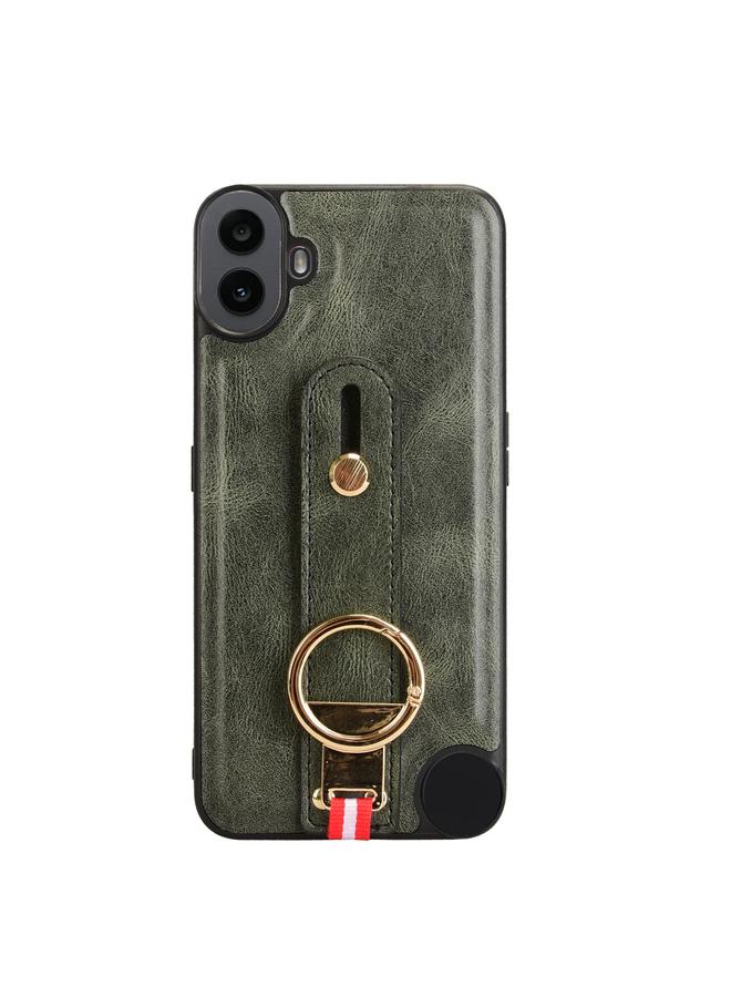 اس-توب جراب Case For Nothing CMF Phone 1 مع سوار معصم من الجلد - Image 3