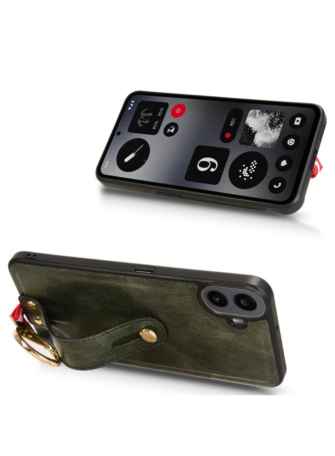 اس-توب جراب Case For Nothing CMF Phone 1 مع سوار معصم من الجلد - Image 5