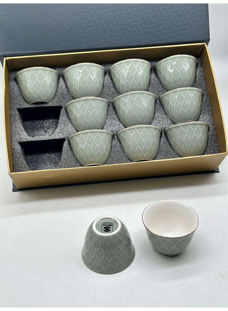Luxury Saudi Coffee Cup 12 Pcs Set - Image 1