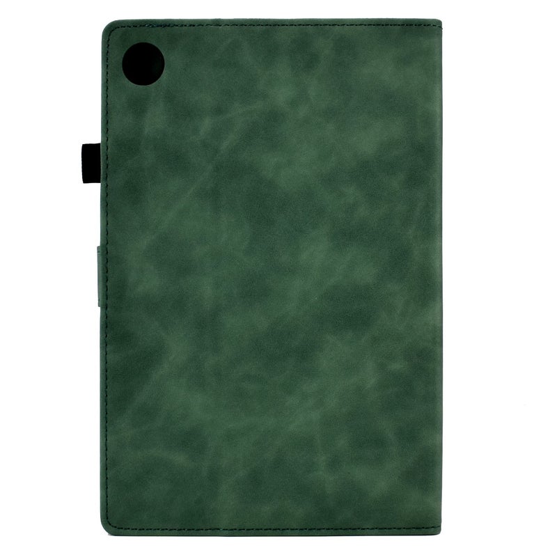 FUNUT Case for Samsung Galaxy Tab A9+/A9 Plus 11 Inch 2024 2023 (SM-X210/X216/X218), PU Leather Cover Embossed Flower Multi-Angle Stand with Auto Wake/Sleep Case for Galaxy Tab A9 Plus Tablet,Green - Image 5