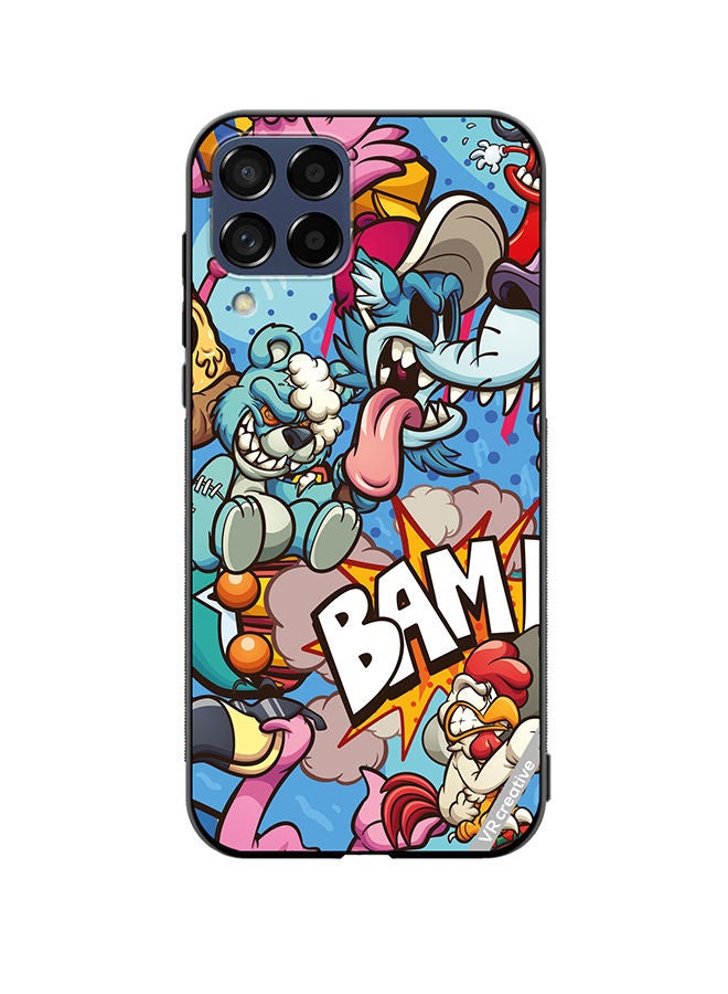 VR CREATIVE Protective Case Cover For Samsung Galaxy M33 Cartoon Design Multicolour - Image 1
