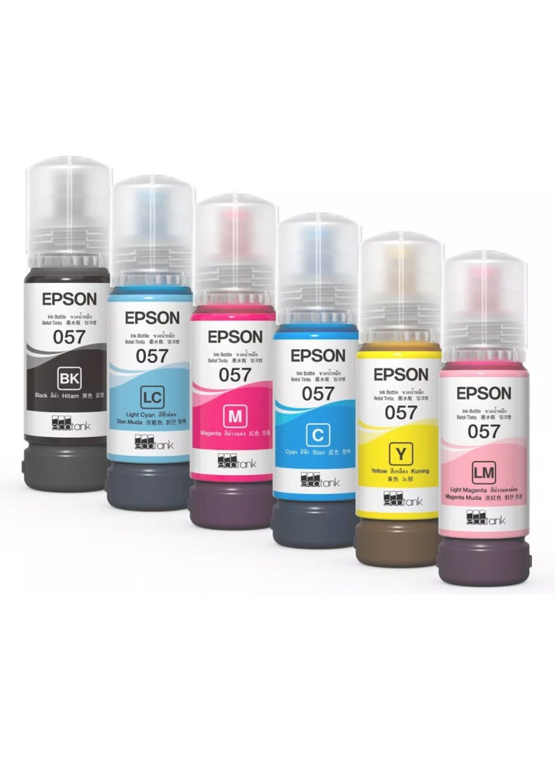 EPSON 057 Ink Bottle 6-Color Pack Set for EPSON L8050 L18050 Printer - Image 2