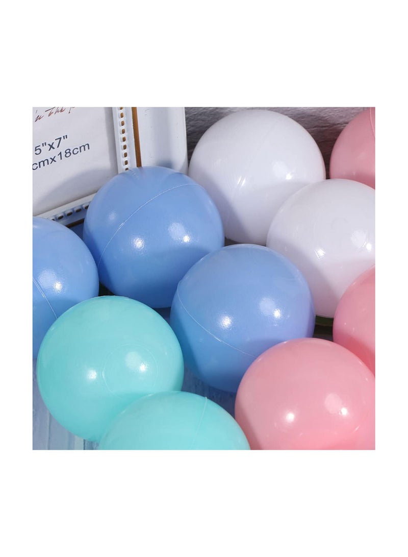 GGOOT 100 pcs Ball Pit Balls- Reusable Colorful Ocean Ball Crush Proof Play Balls Soft Balls for Toddlers Baby Kids- 2. 2 inches - Image 4