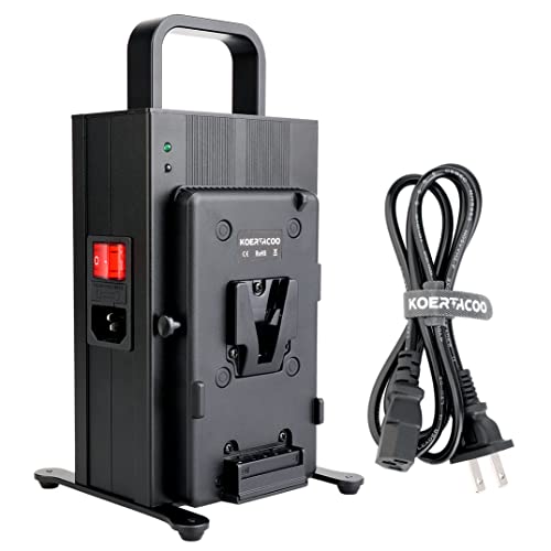 KOERTACOO 16.8V/3A Dual Channel V-Mount/V-Lock Battery Fast Charger - Image 1