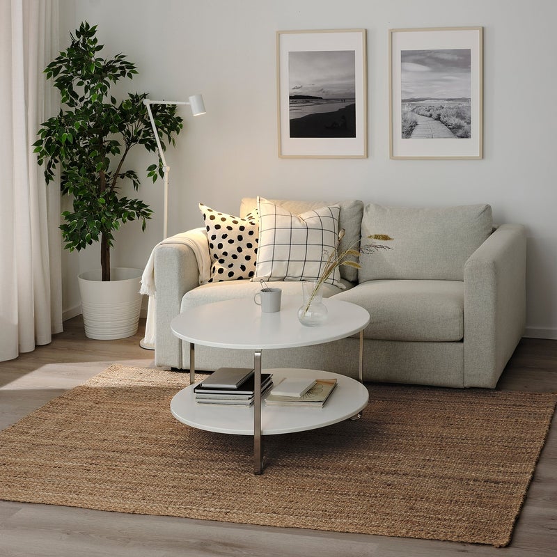Baitique Flatwoven Jute Area Rug, Natural, 120x180 cm - Image 3