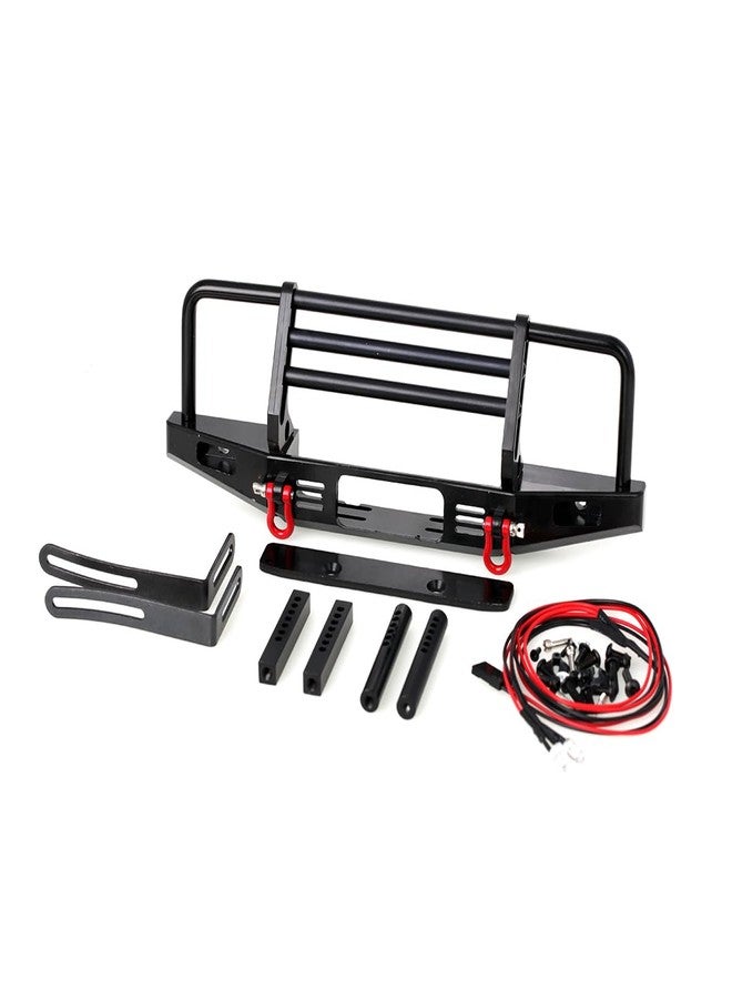 LCX Racing 1/10th RC Crawler Car Aluminum Bull Push Bar Front Bumper for Traxxas TRX4 Axial SCX10 II III PRO Gen7 Gen8 Gen9 D90 Wraith, Upgrades Parts Accessories - Image 2
