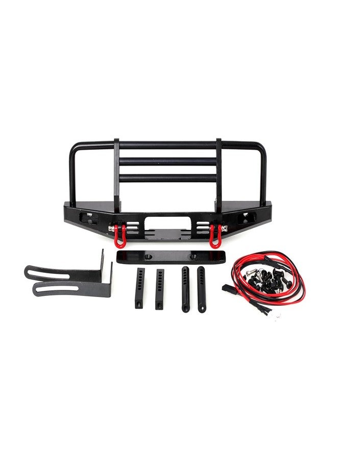 LCX Racing 1/10th RC Crawler Car Aluminum Bull Push Bar Front Bumper for Traxxas TRX4 Axial SCX10 II III PRO Gen7 Gen8 Gen9 D90 Wraith, Upgrades Parts Accessories - Image 1