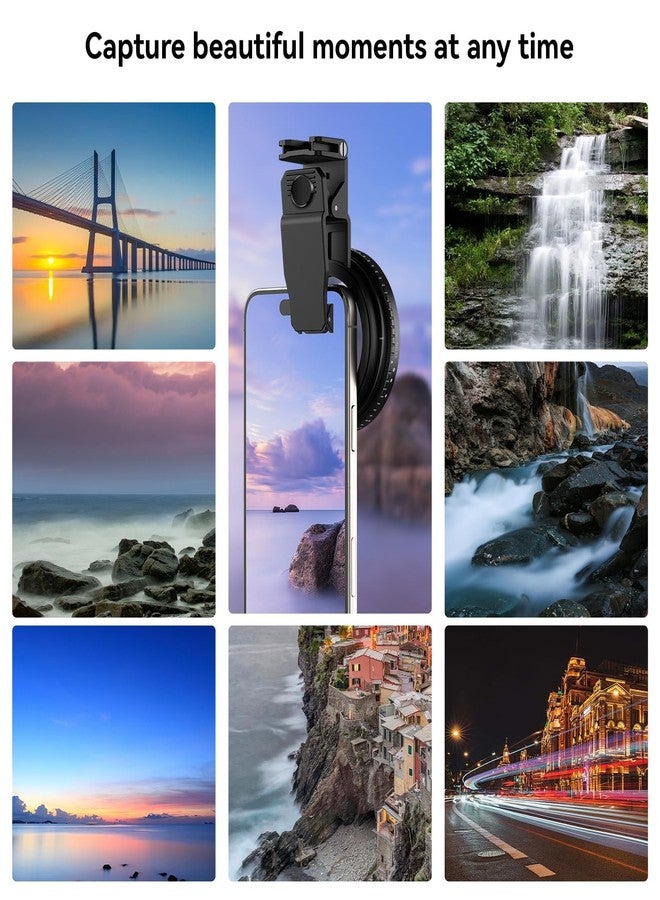 APEXEL 67mm Variable ND2-ND32 ND Filter for iPhone/DSLR Neutral Density Filter for iPhone Camera Lens 16 15 14 13 12 Pro Max Samsung Galaxy Huawei with Adapter Ring, Universal Clip, Cold Shoe - Image 4