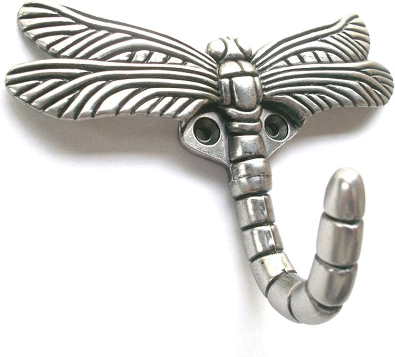 Levesica Dragonfly Hooks Wall Mounted Cloak Rack Animal Heavy Duty Vintage Decorative Hooks Indoor Outdoor Universal - Image 3