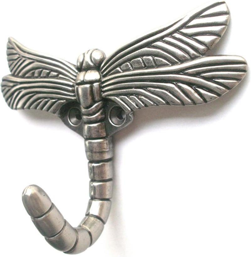 Levesica Dragonfly Hooks Wall Mounted Cloak Rack Animal Heavy Duty Vintage Decorative Hooks Indoor Outdoor Universal - Image 2