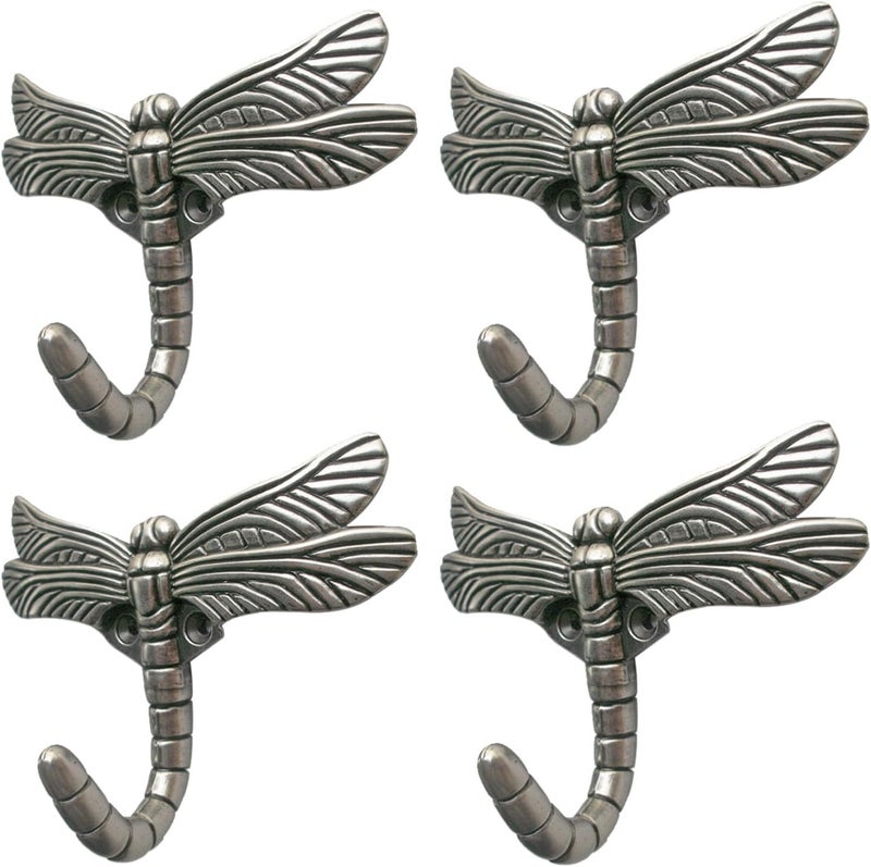 Levesica Dragonfly Hooks Wall Mounted Cloak Rack Animal Heavy Duty Vintage Decorative Hooks Indoor Outdoor Universal - Image 1